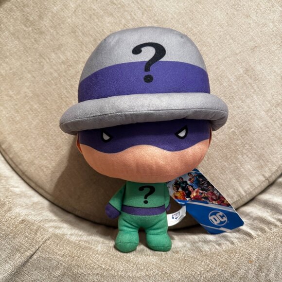 DC Comics 10" Batman and Villains Chibi ~ The Riddler ~ Toy Factory Claw Machine - Picture 7 of 7